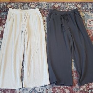 Price For 2 Pairs - Aerie Waffle Knit Pants - New To This Season - Size XL